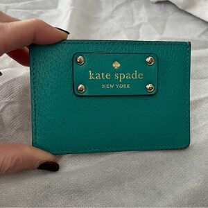 Kate Spade Turquoise Card Holder